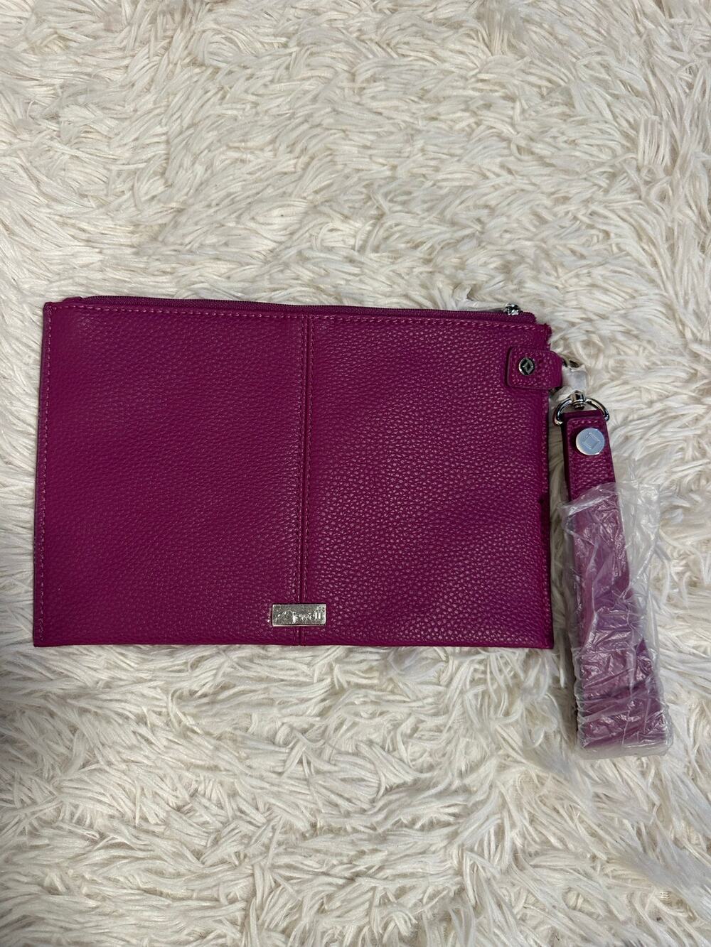 Thirty-One Jewell Via Noon Pochette Midi Zip Pouch Wristlet NWOT